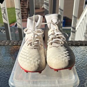 Nike Kids Shoes White and Red